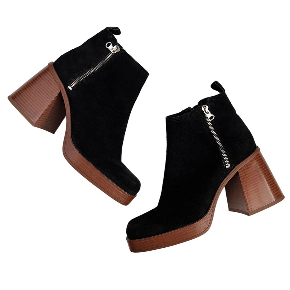 Copper Key NWT Square Toe Suede Boots